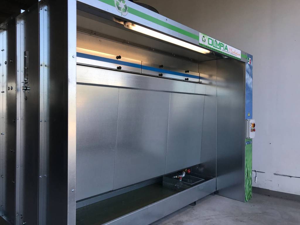 Cabina Di Verniciatura A Velo D Acqua Marca Olimpia Wood Finishing Equipment On Macchine Legno Com