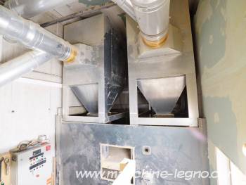 FELDER RL 350 + SPÄNEX BHSU Absaugung + Brikettierung SHB50