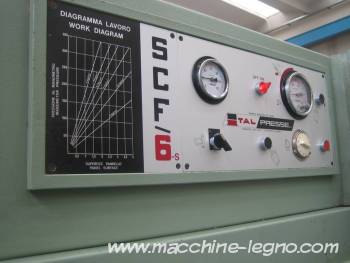hydraulic press with hot platens model ITALPRESSE SCF 6 | Macchine