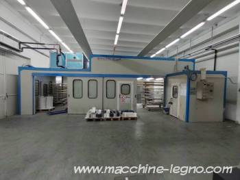 2006 TECNO AZZURRA CS4B + MIX5X11 Paint finishing system