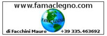 dřevoobráběcí stroje Famac Legno di Facchini Mauro